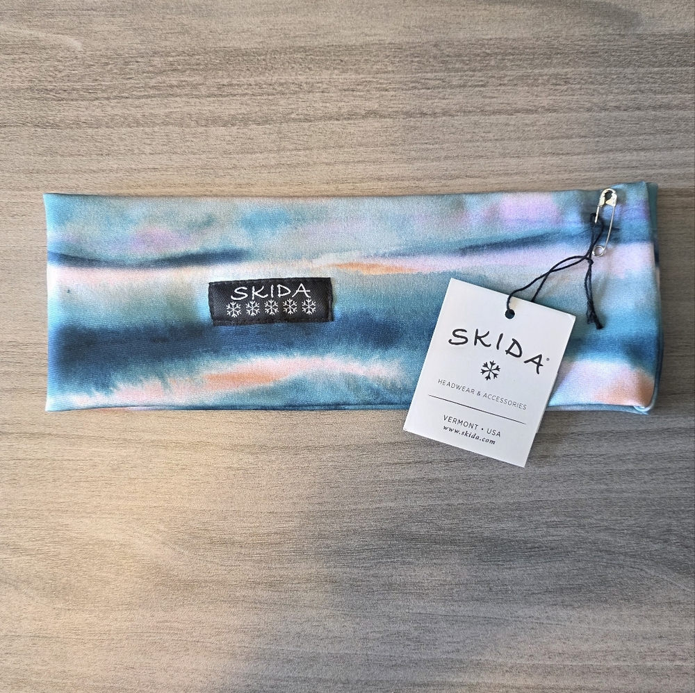 NWT Skida Nordic Lightweight Running Headband Aurora